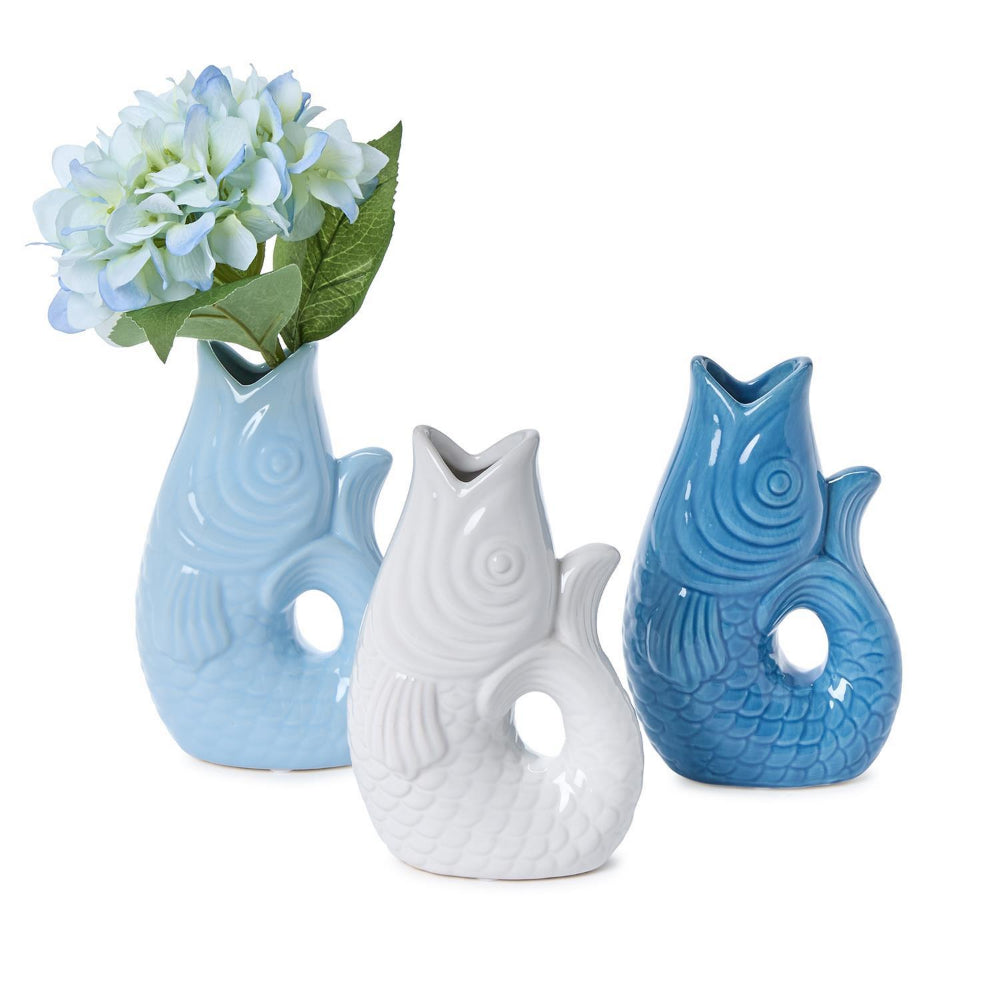 Two's Company Small Creamic Fish Vase