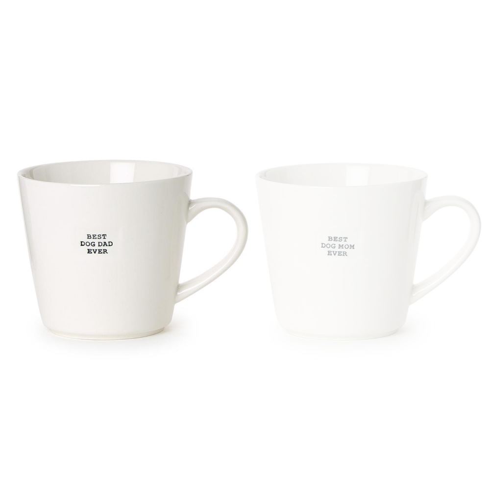 Two's Company Best Dog Mom & Best Dog Dad Ever Mug