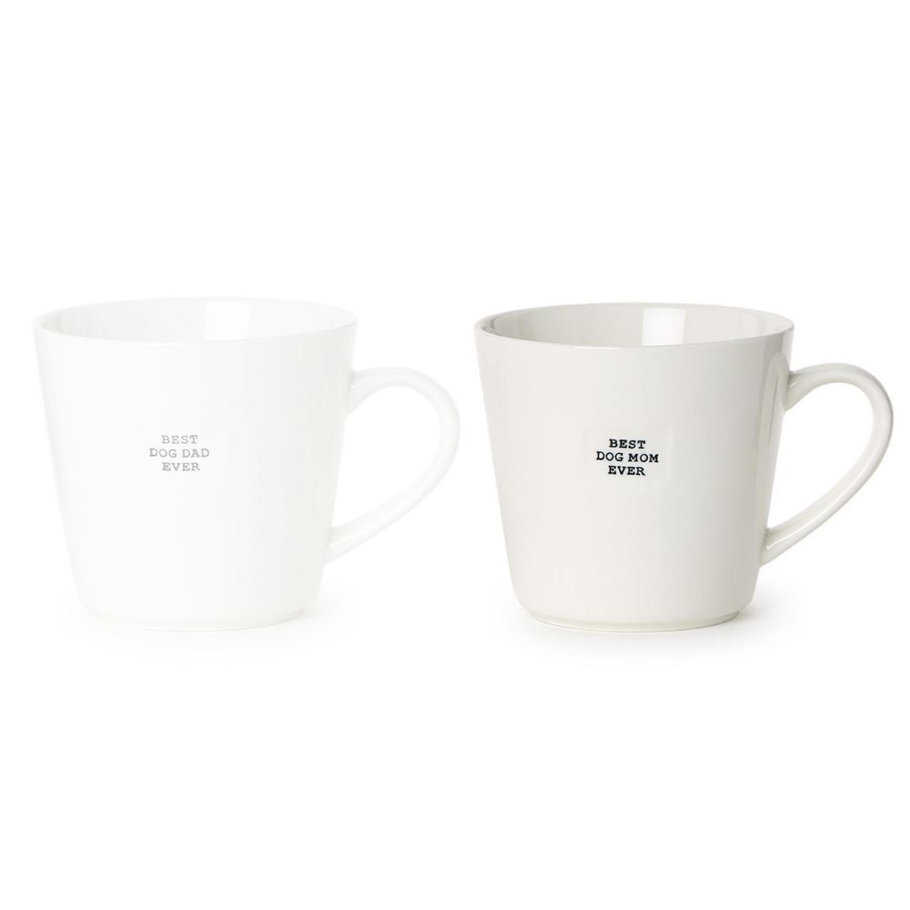 Two's Company Best Dog Mom & Best Dog Dad Ever Mug