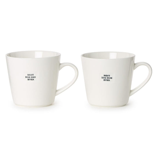 Two's Company Best Dog Mom & Best Dog Dad Ever Mug