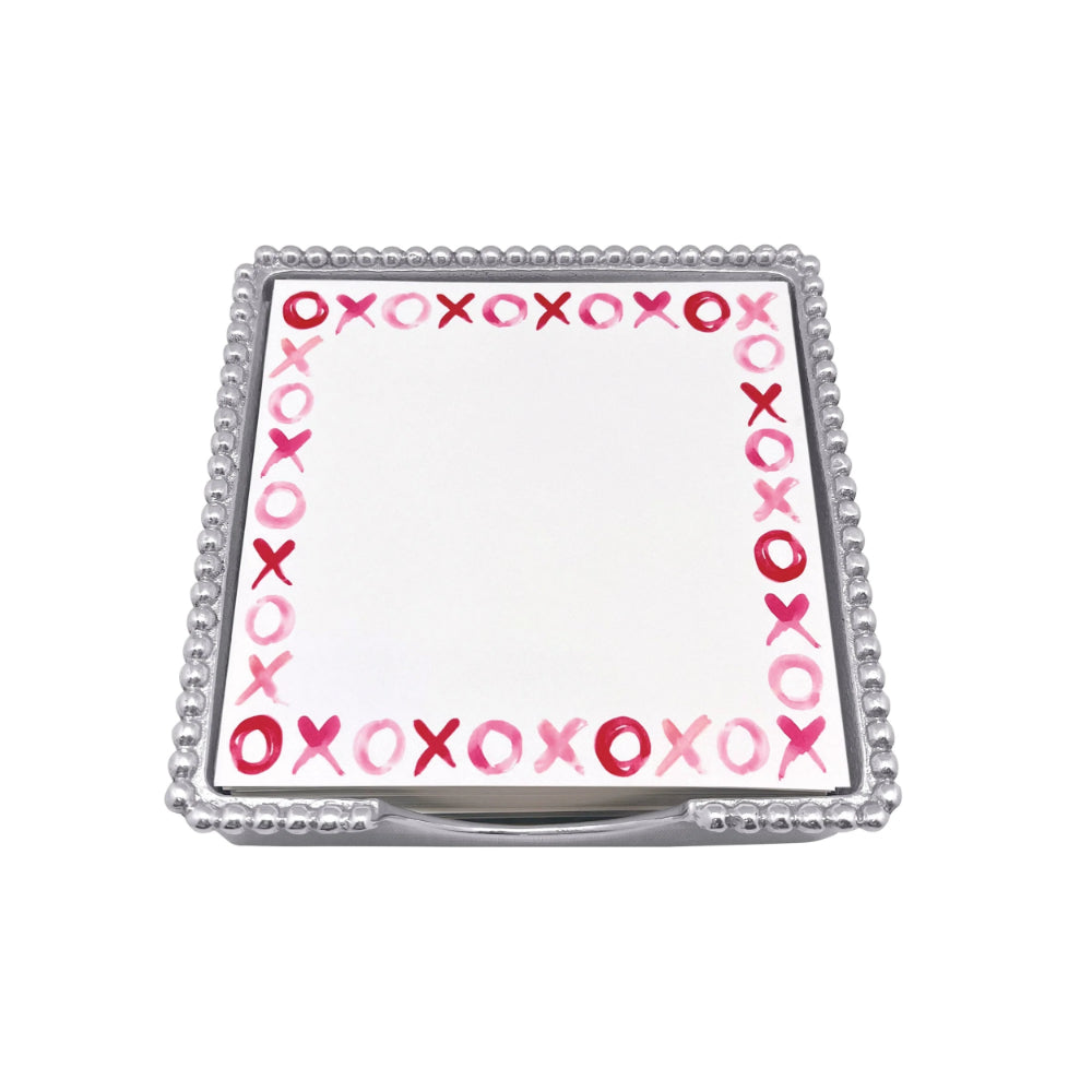 Mariposa Hearts Beaded Note Pad Set