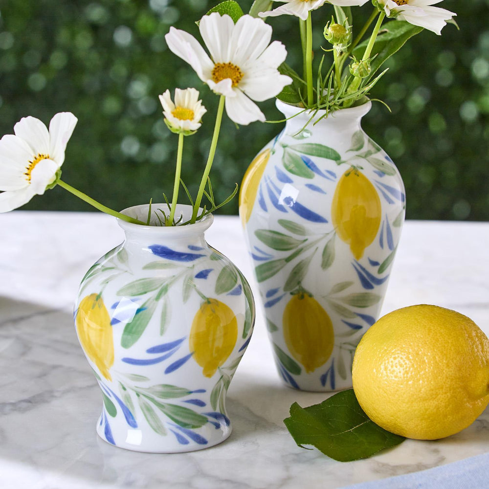 Two's Company Mini Lemon Grove Vases