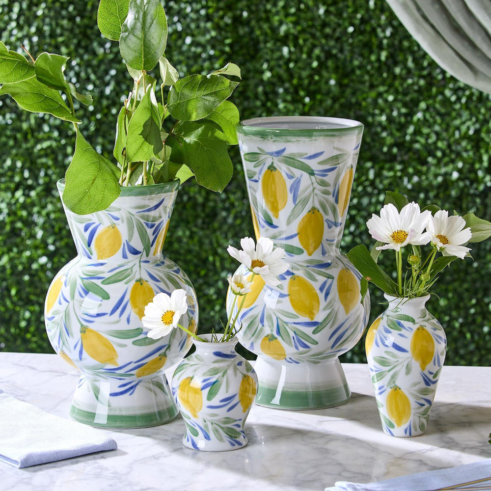 Two's Company Mini Lemon Grove Vases