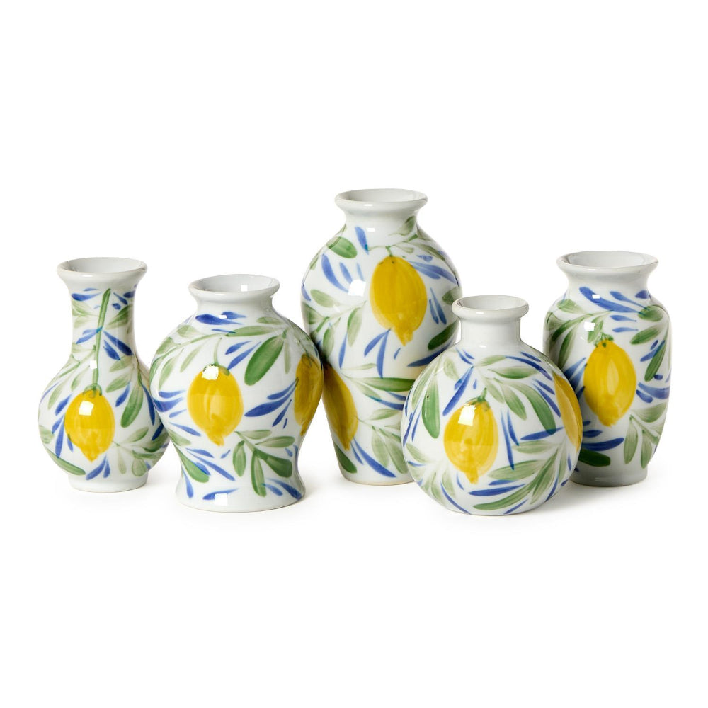 Two's Company Mini Lemon Grove Vases