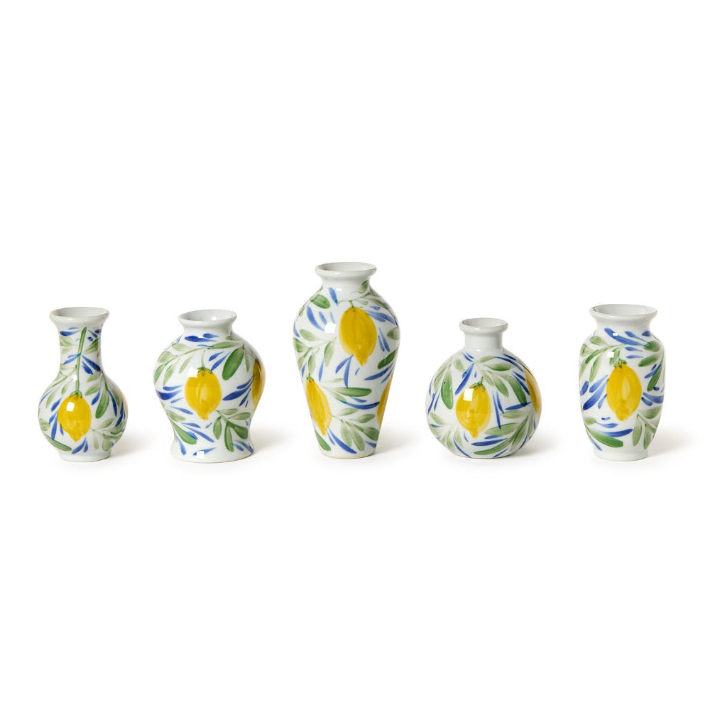 Two's Company Mini Lemon Grove Vases
