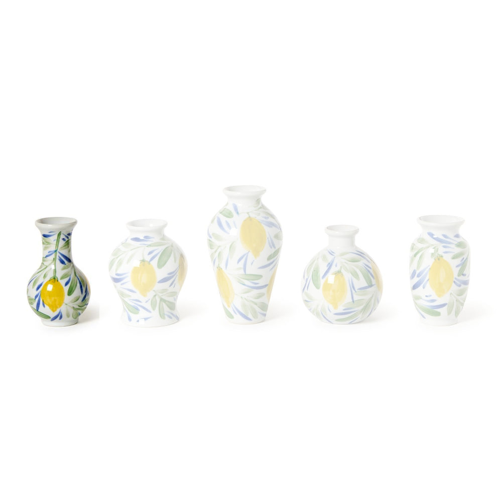 Two's Company Mini Lemon Grove Vases