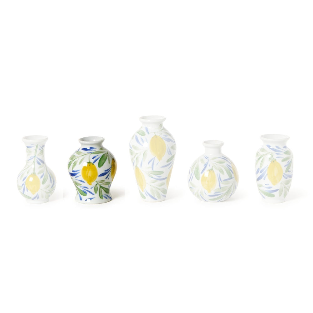 Two's Company Mini Lemon Grove Vases