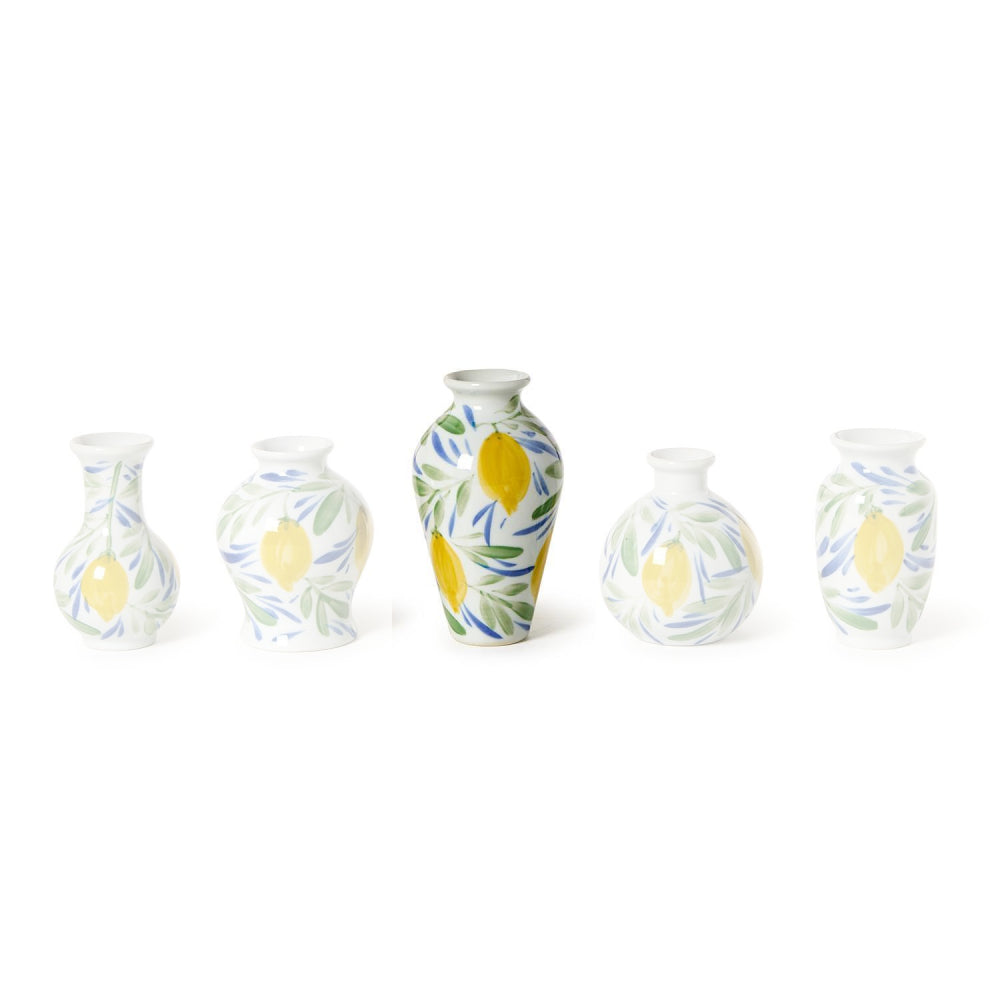 Two's Company Mini Lemon Grove Vases