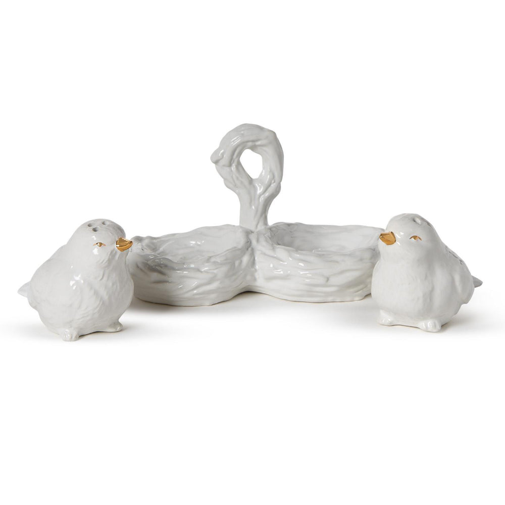 Two's Company Birds of a Feather Salt and Pepper Shakers-Set of 2