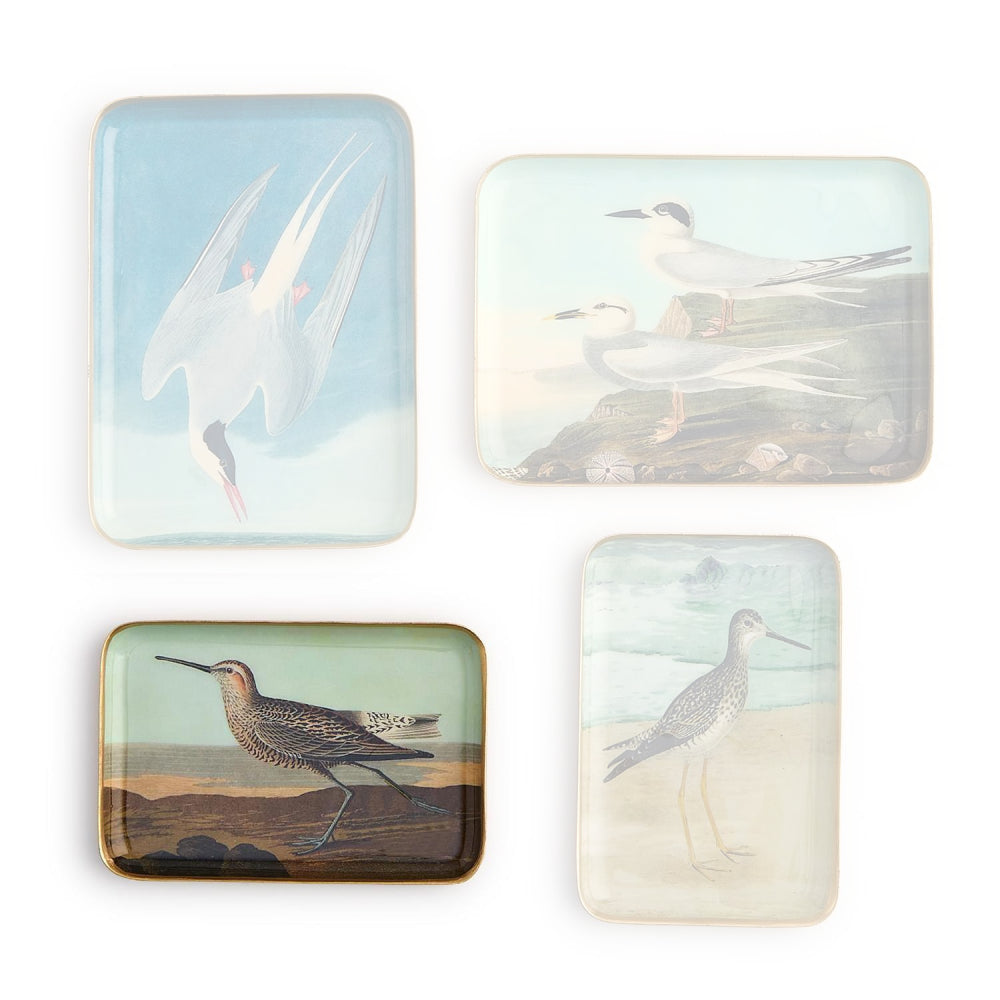 Two's Company Sea Bird Metal Desk Trays