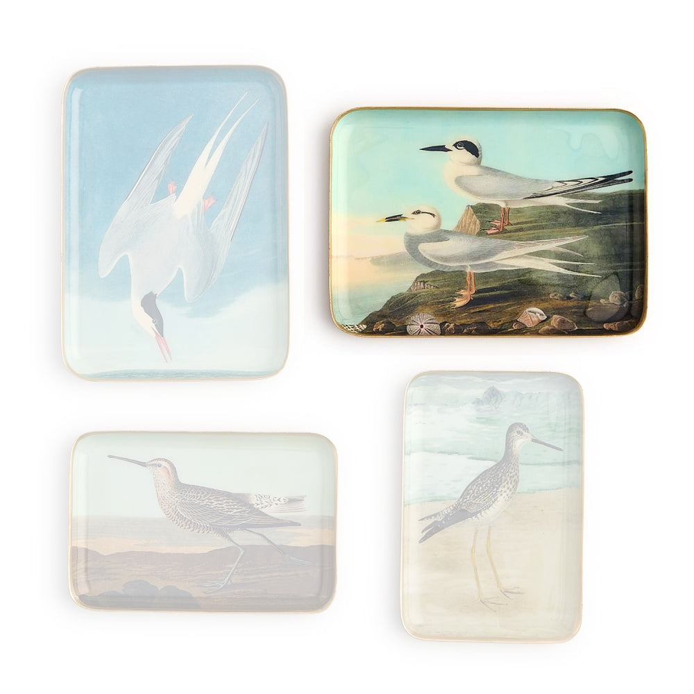 Two's Company Sea Bird Metal Desk Trays