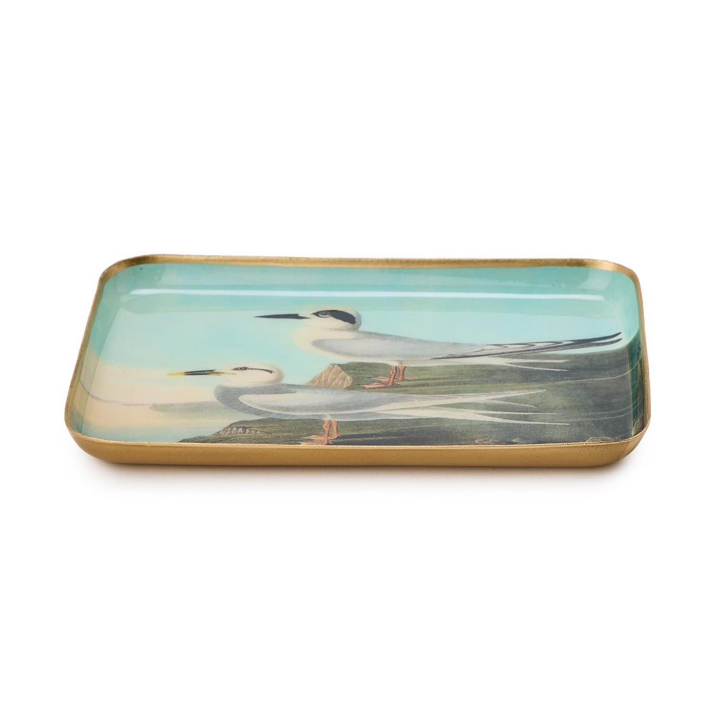Two's Company Sea Bird Metal Desk Trays