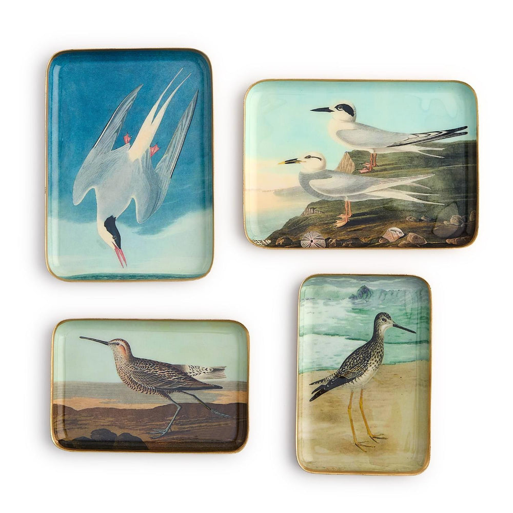 Two's Company Sea Bird Metal Desk Trays