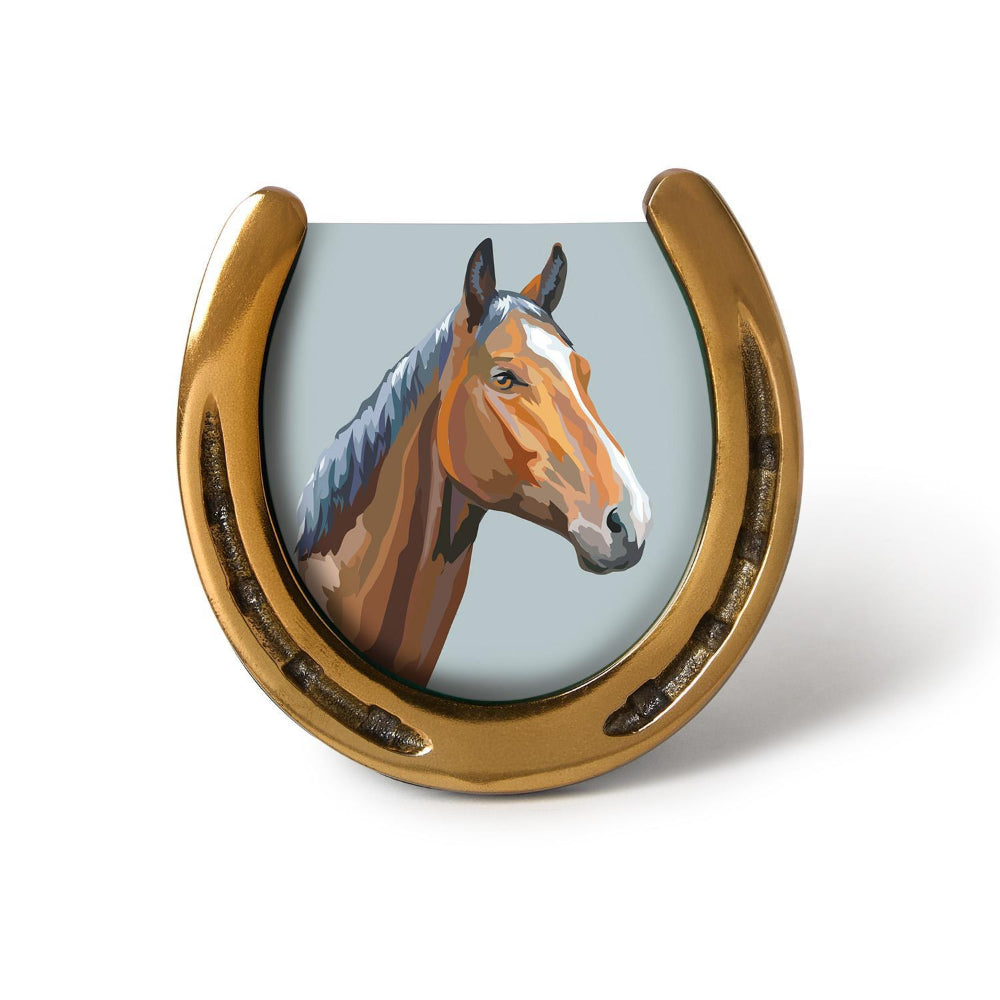 Two's Company Horseshoe Photo Frame - 3 1/2" x 3 1/2"