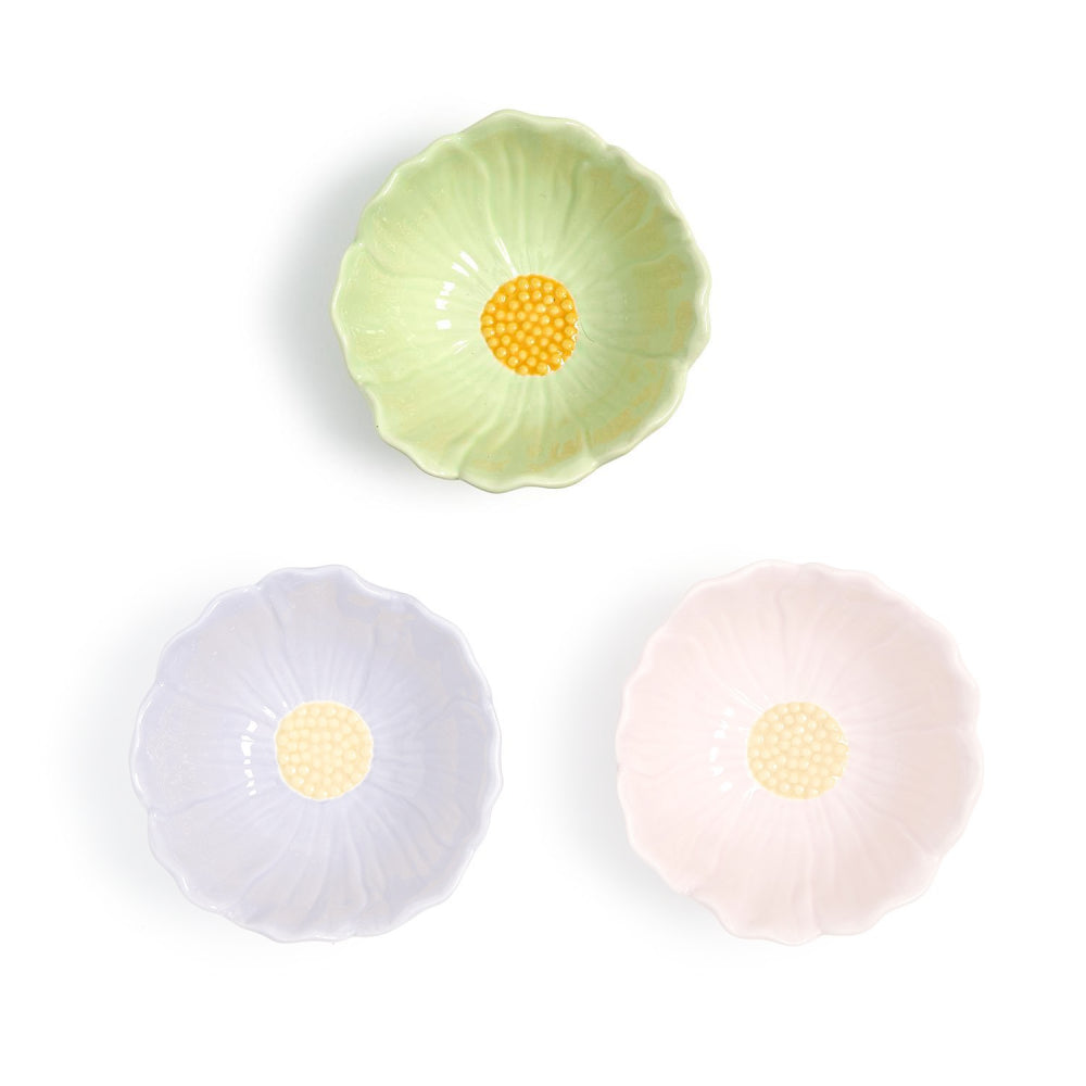 Two's Company Flower Tidbit Bowls