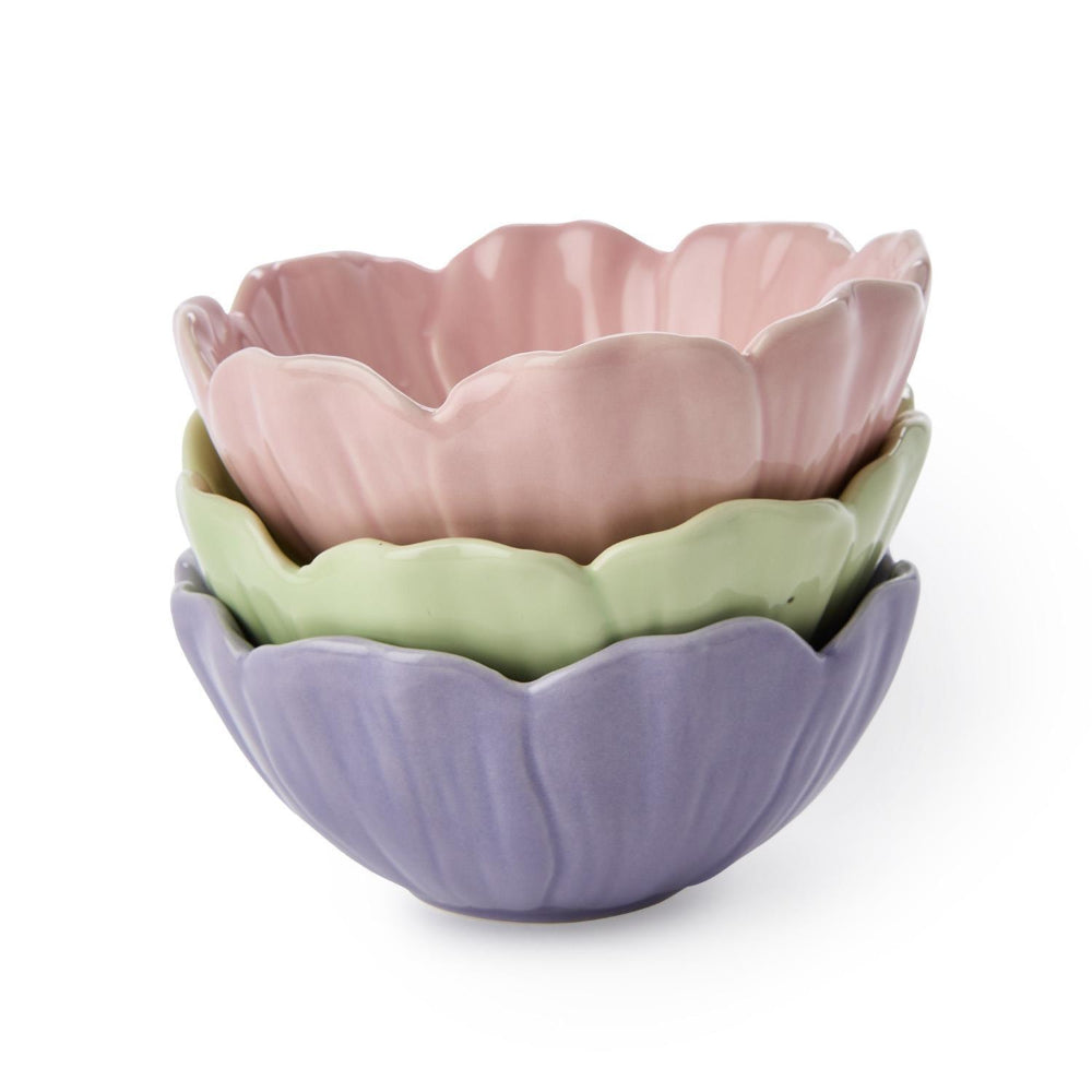 Two's Company Flower Tidbit Bowls