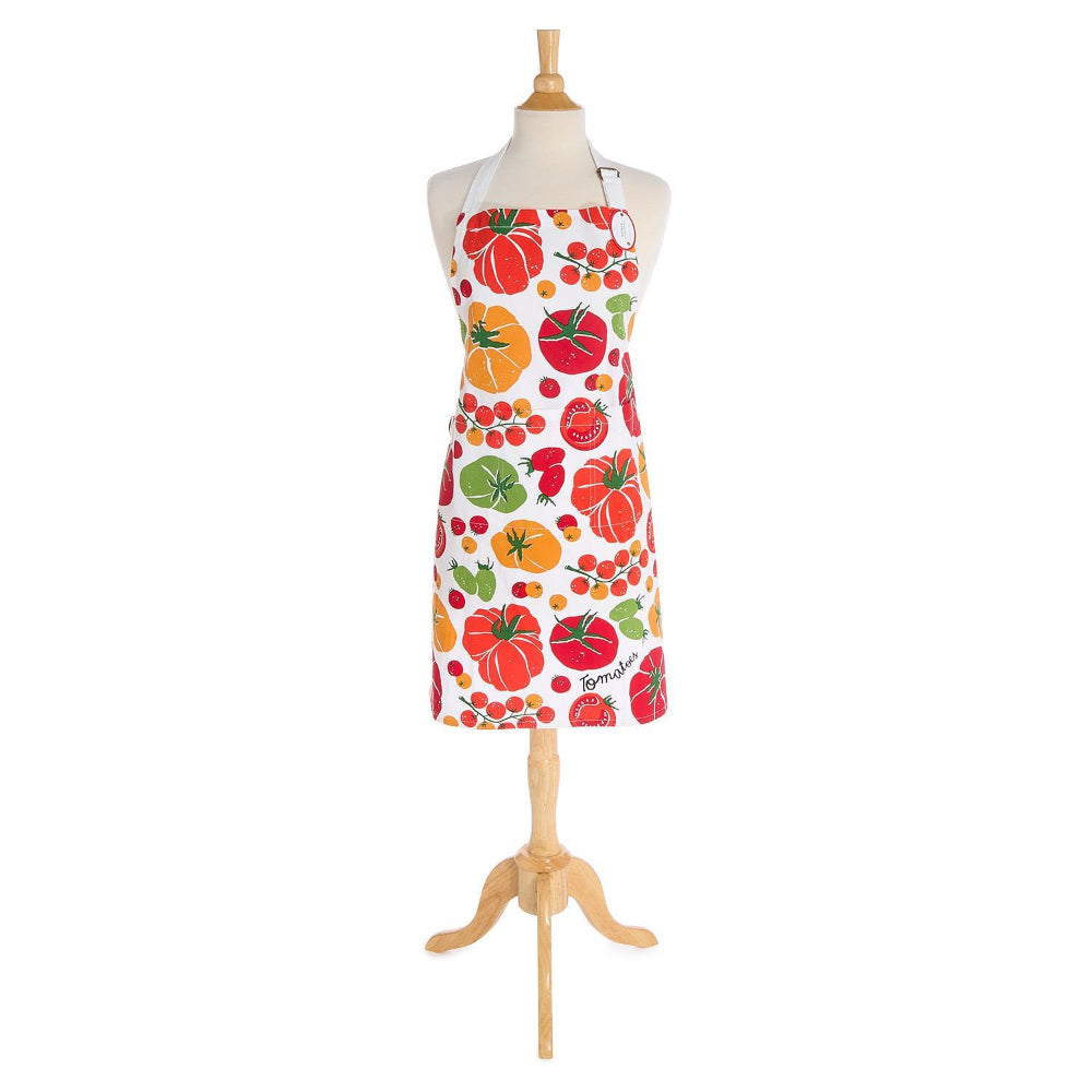 Two's Company Garden Harvest Tomato Print Apron