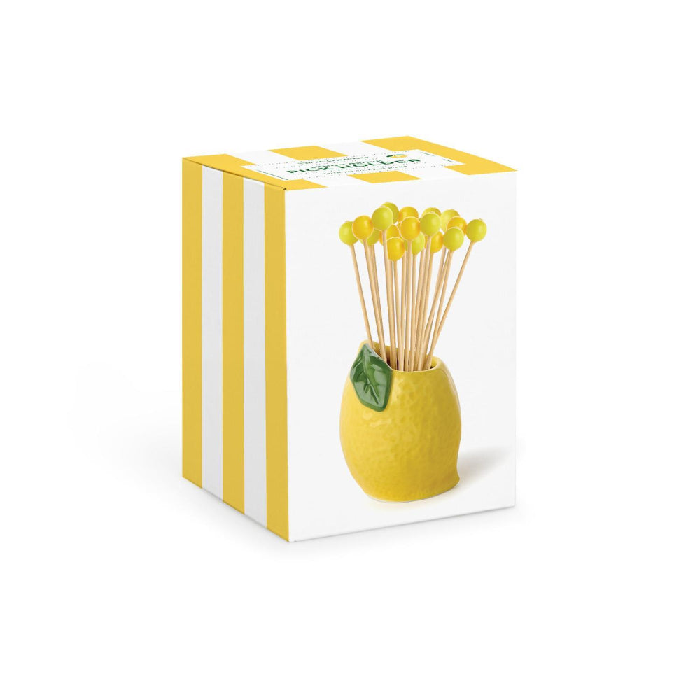 Two's Company Lemon Toothpick Holder