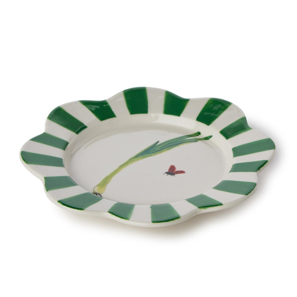 Two's Company Garden Harvest Vegetable Tidbit Plates