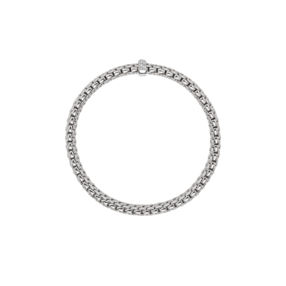 Fope Vendome Collection 18k Flex'it Bracelet with Diamonds