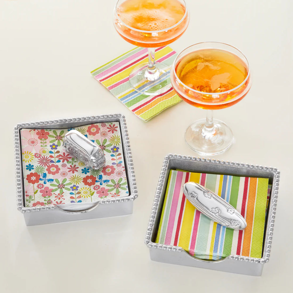 Mariposa Volkswagen Bus Beaded Napkin Box Set