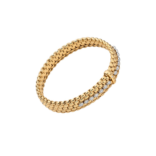 Fope Panorama 18k Flex'It Bracelet with Diamond Set