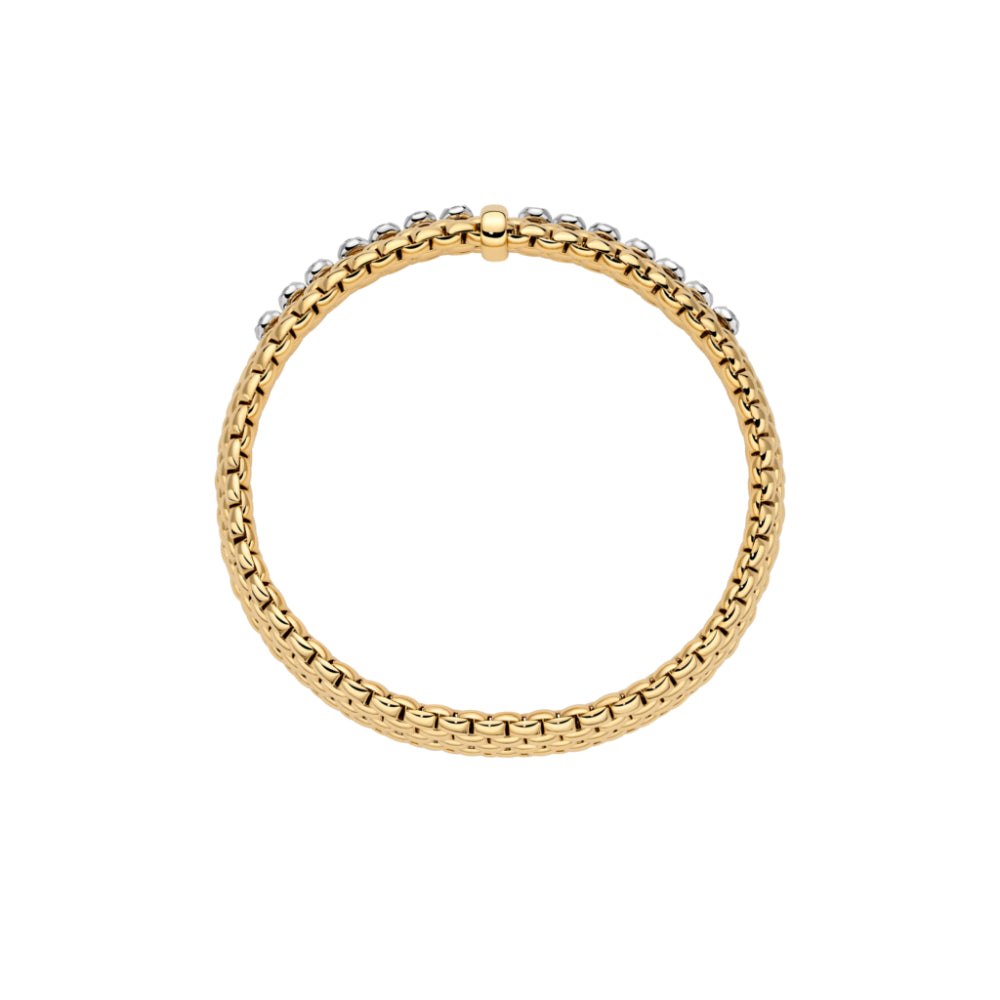 Fope Panorama 18k Flex'It Bracelet with Diamond Set