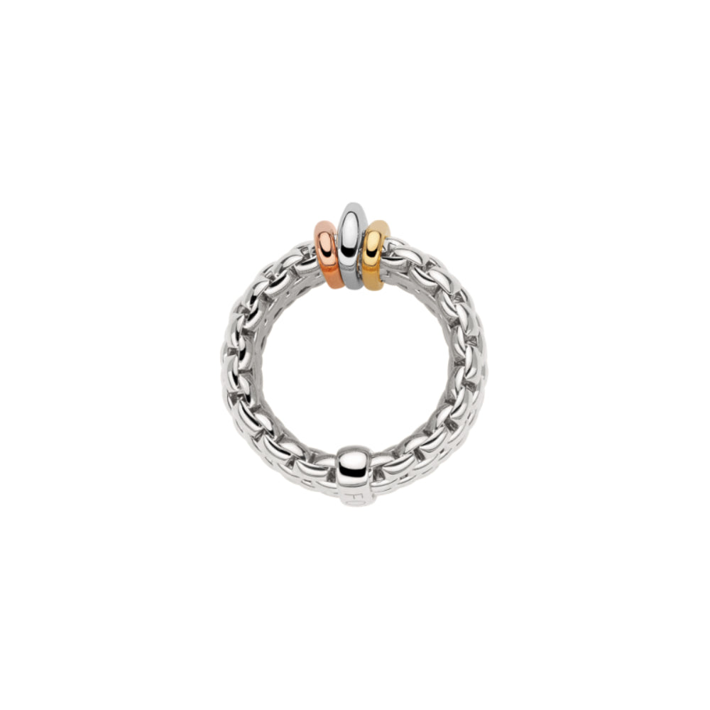 Fope 18k Panorama Tri-Tone Flex'It Ring – Smyth Jewelers