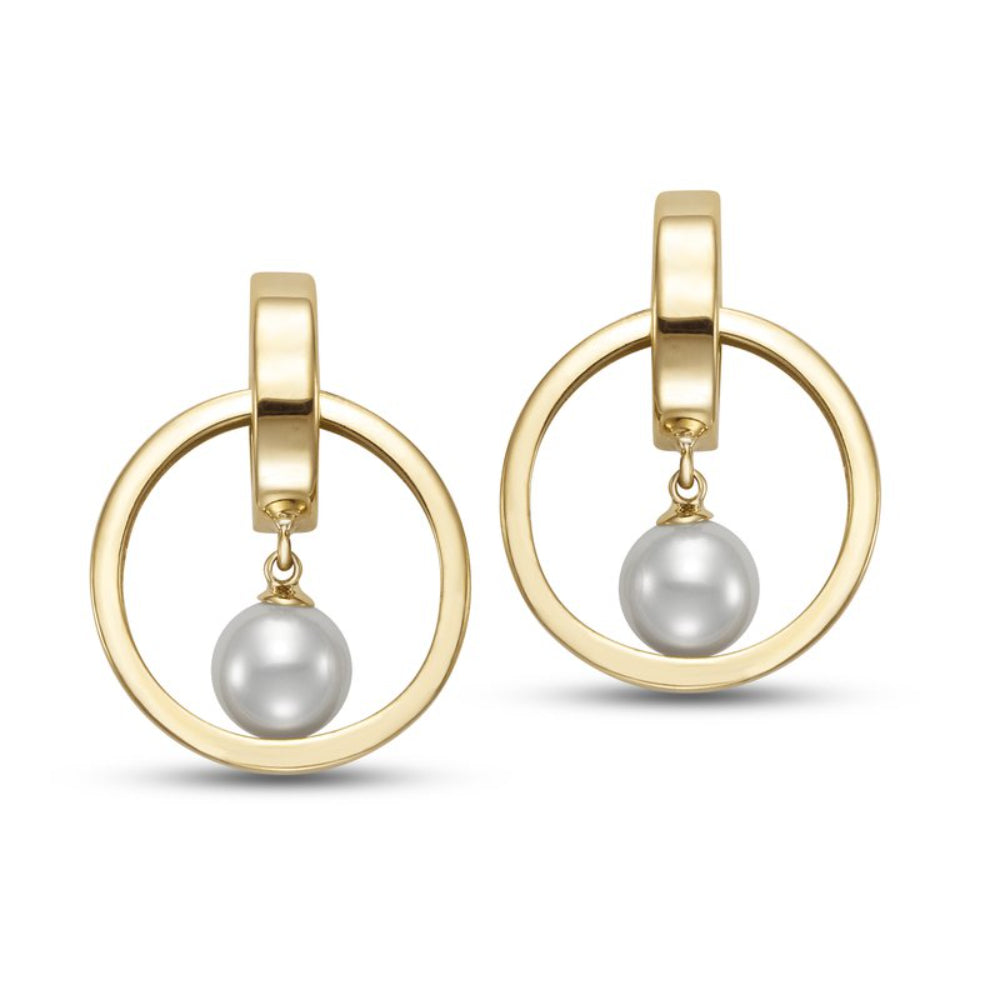 Mastoloni 14k Pearl Drop Earrings