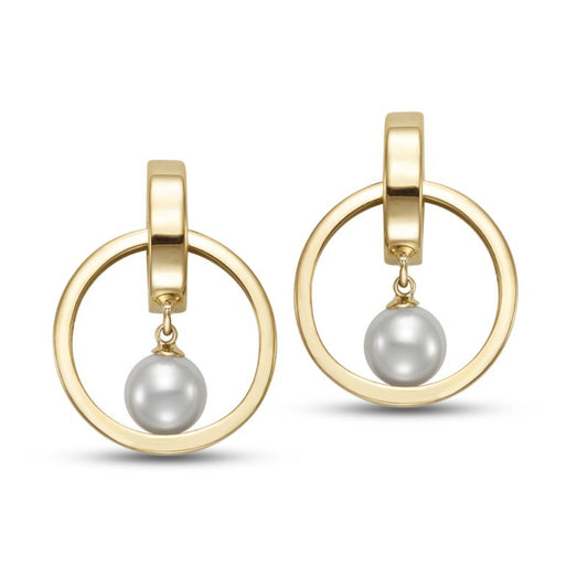 Mastoloni 14k Pearl Drop Earrings