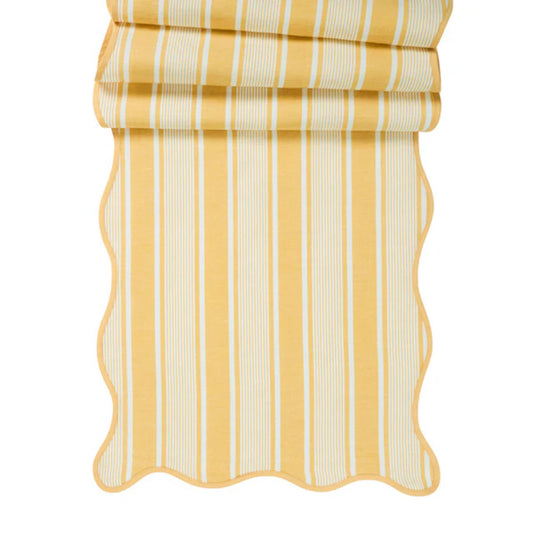 Juliska Cabana Stripe 18" x 90" Table Runner - Sunshine