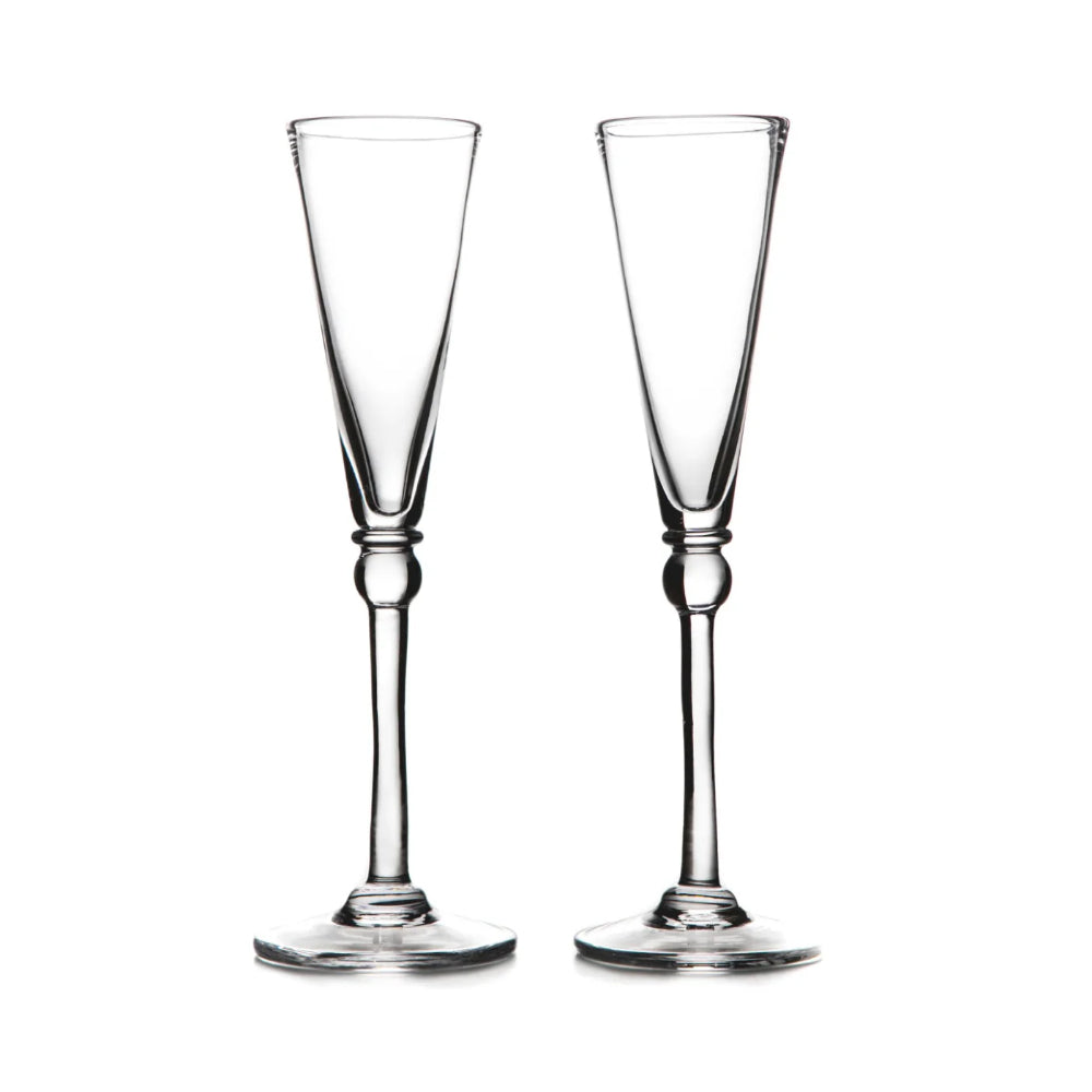Simon Pearce Hartland Champagne Flute - Set of 2