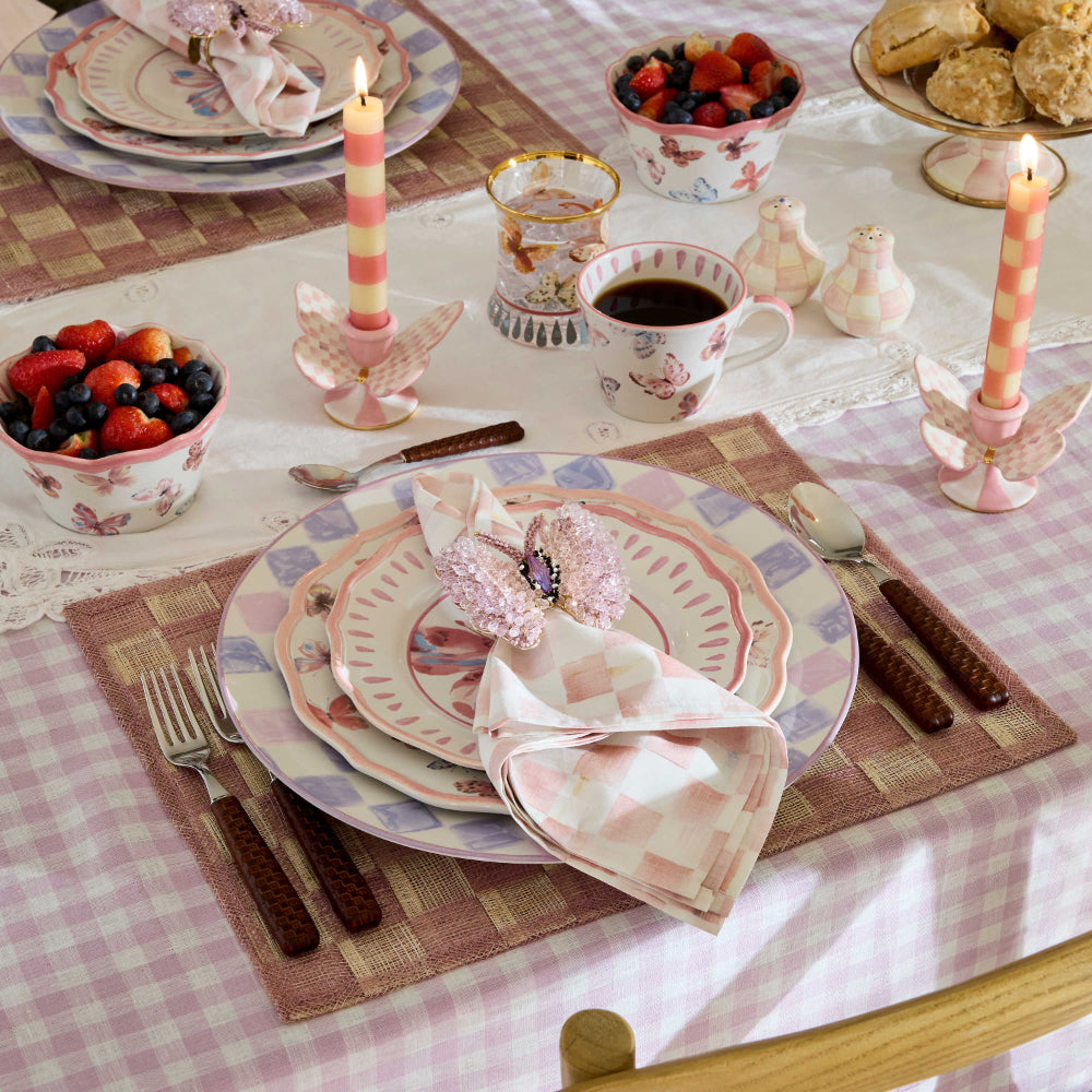 MacKenzie-Childs Butterfly Hill Tumbler Glass - Set of 2 – Smyth