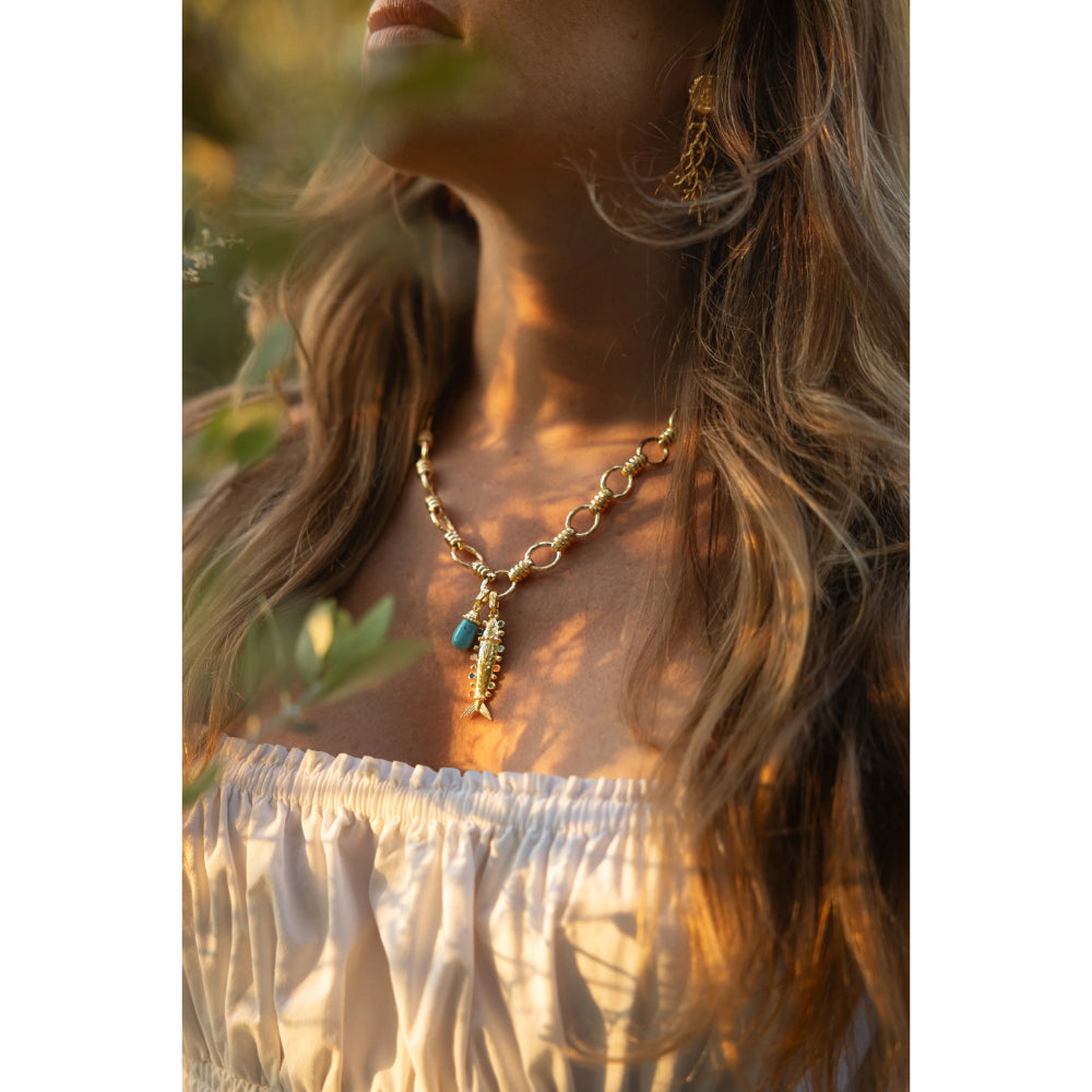 Anabel Aram Milos Medium Fish Charm