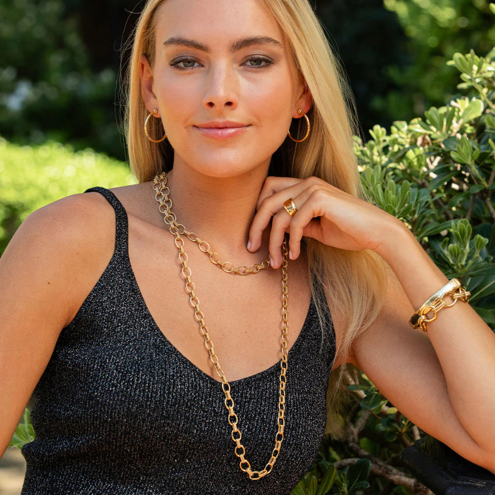 Capucine De Wulf Cleopatra Small Link Necklace - Gold