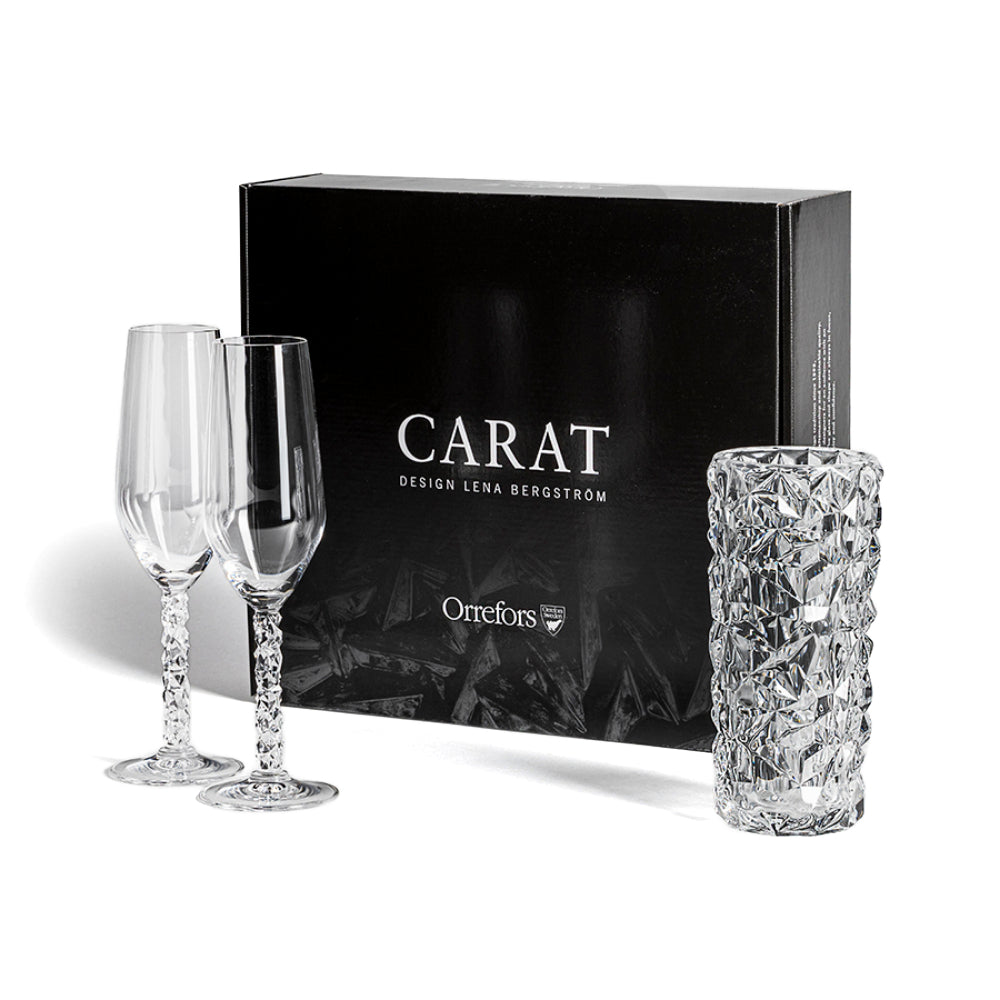 Orrefors Carat 3 Piece Gift Set