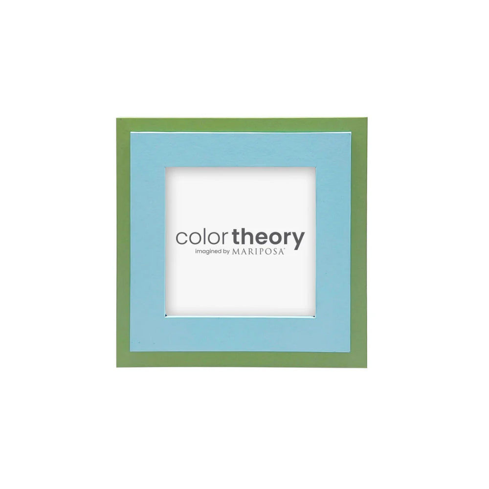 Mariposa Tiered Sky Blue and Meadow Green Frame