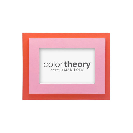 Mariposa Tiered Pink and Tangerine Frame - 4x6