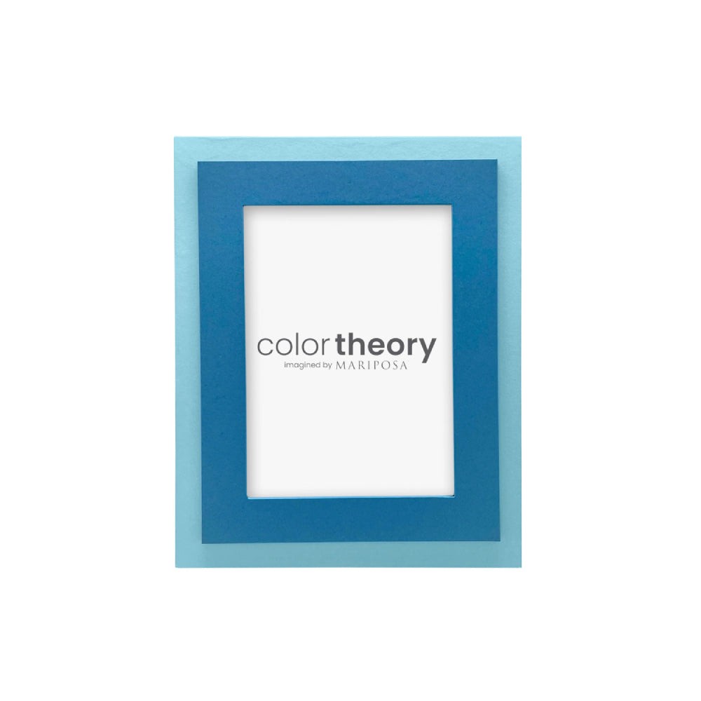 Mariposa Tiered Denim Blue and Periwinkle Frame