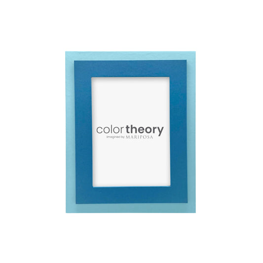 Mariposa Tiered Denim Blue and Periwinkle Frame