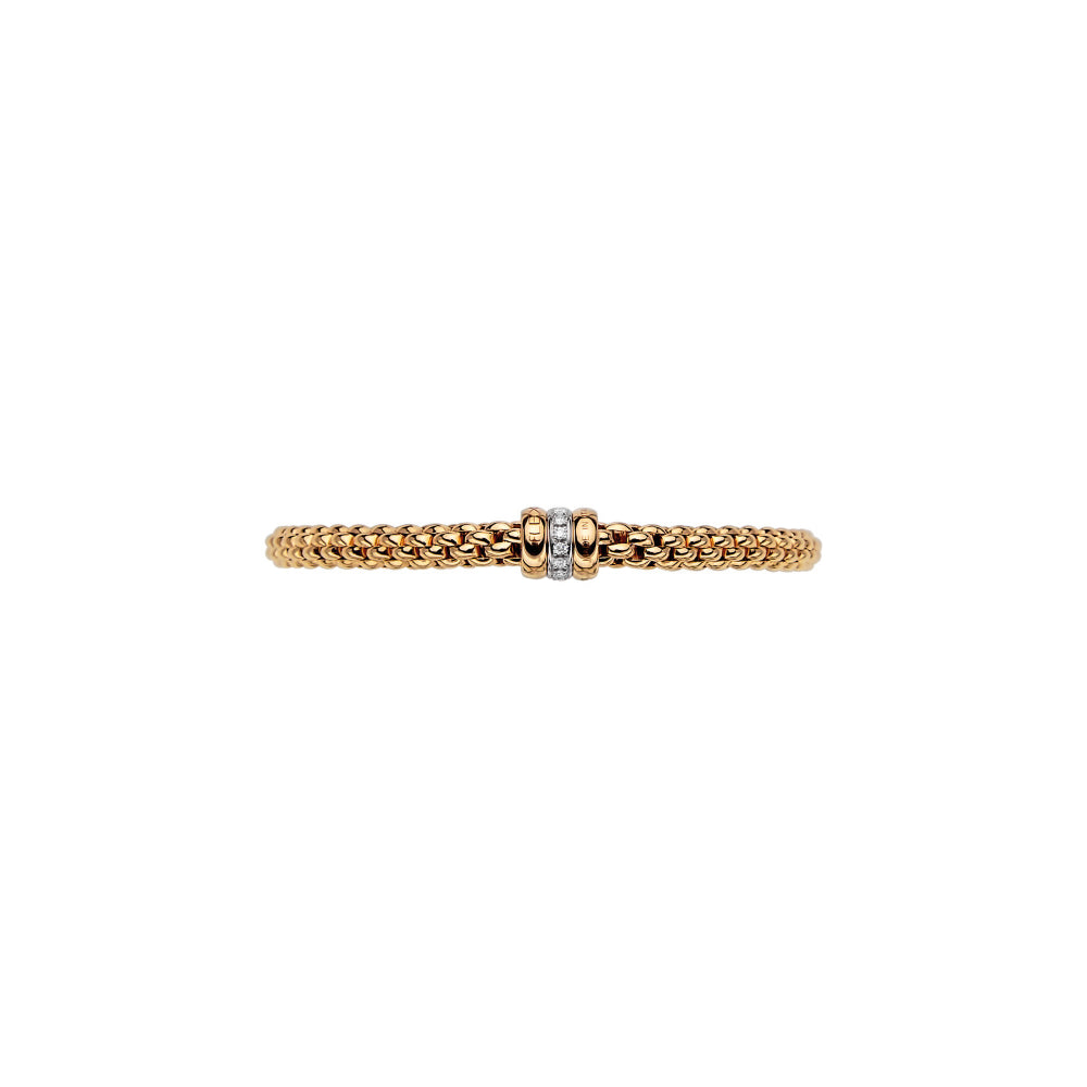Fope Solo Collection 18k Gold Diamond Rondel Bracelet – Smyth Jewelers