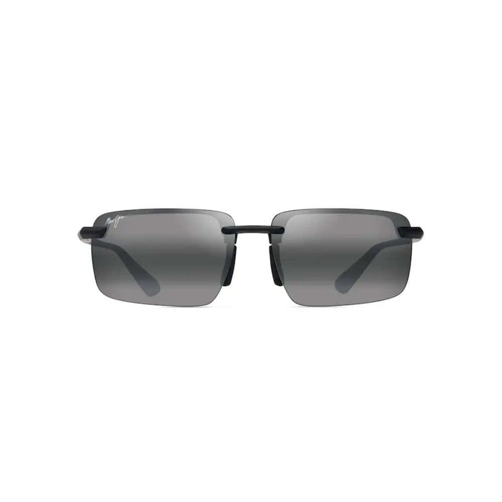 Maui Jim LAULIMA Polarized Rimless Sunglasses - Matte Black