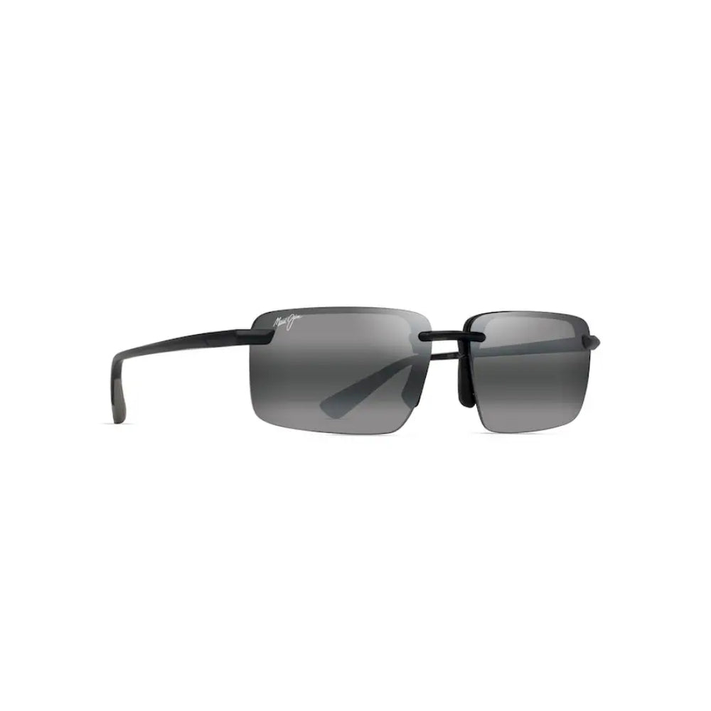 Maui Jim LAULIMA Polarized Rimless Sunglasses - Matte Black