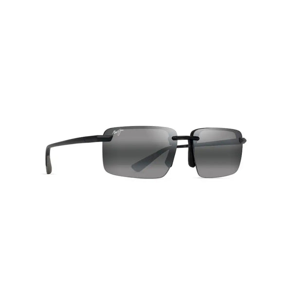 Maui Jim LAULIMA Polarized Rimless Sunglasses - Matte Black  display picture 1