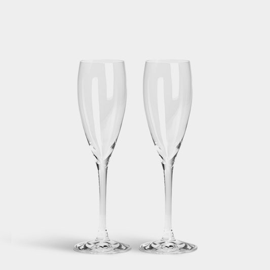 Orrefors More Champagne Glass - Set of 2