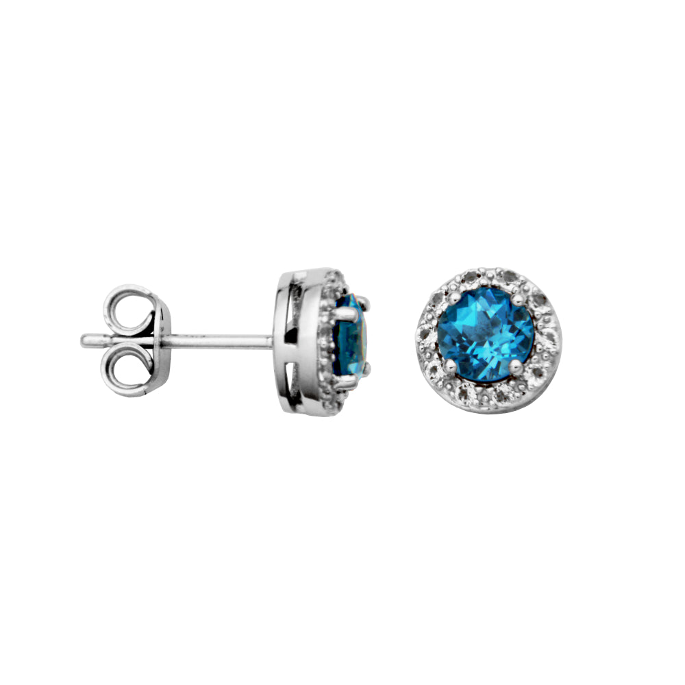 Samuel B. Dazzle Gemstone Stud Earrings