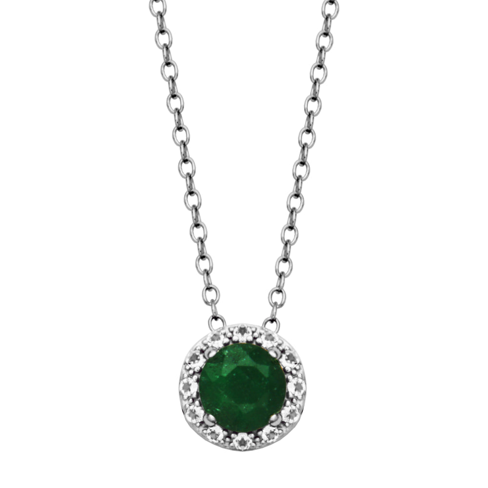 Samuel B. Dazzle Gemstone Pendant Necklace