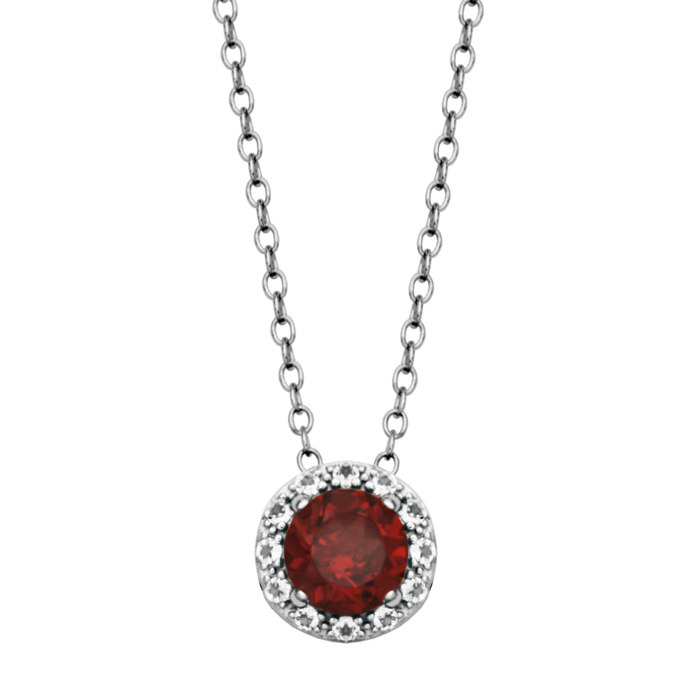 Samuel B. Dazzle Gemstone Pendant Necklace