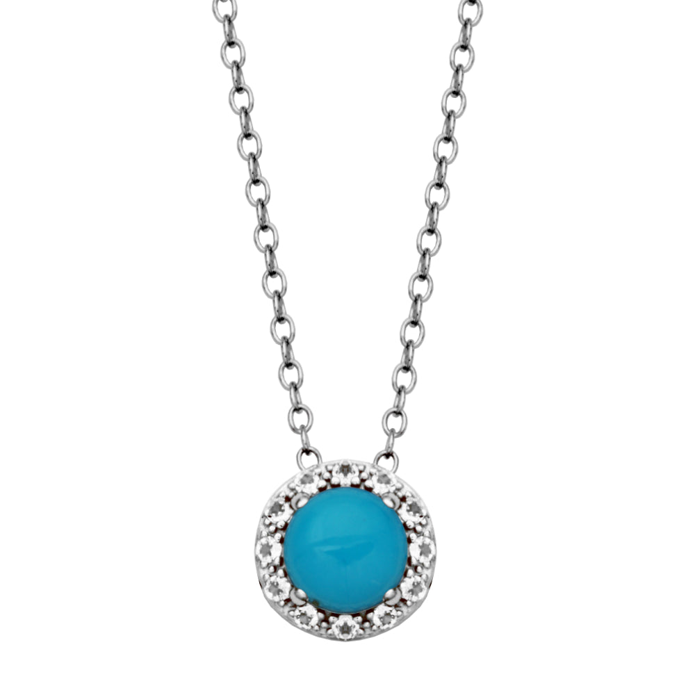 Samuel B. Dazzle Gemstone Pendant Necklace