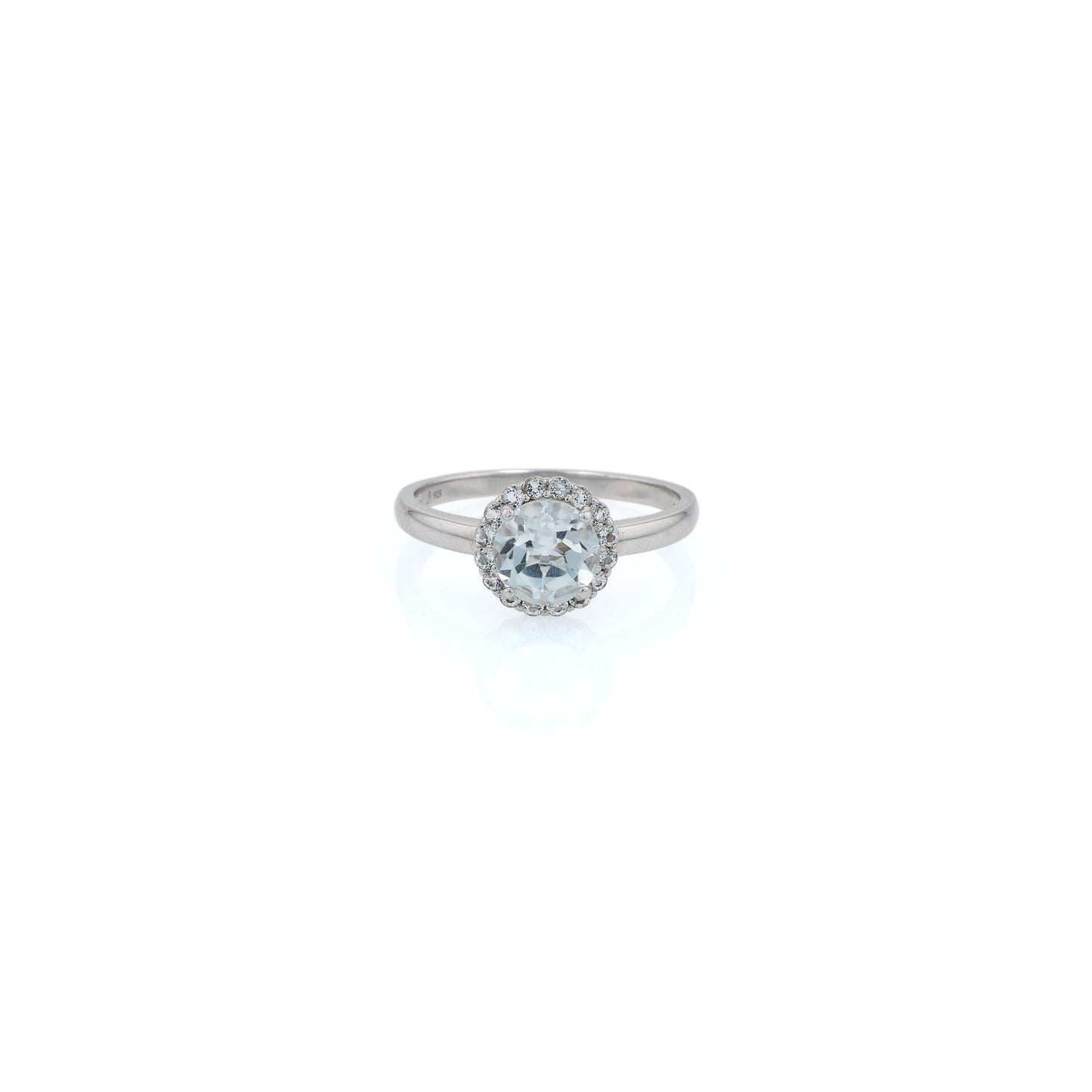 Samuel B Sterling Silver White Topaz Dazzle Ring